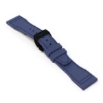 cl.fk18.5.mb Main Navy Blue DASSARI Aviator FKM Rubber Pilot Watch Band Strap 20mm 21mm 22mmBlack Clasp