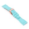 cl.fk18.5b.rg Main Light Blue DASSARI Aviator FKM Rubber Pilot Watch Band Strap 20mm 21mm 22mmRose Gold Clasp