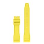 fk18.10.nb Up Yellow DASSARI Aviator FKM Rubber Pilot Watch Band Strap 20mm 21mm 22mm No Clasp