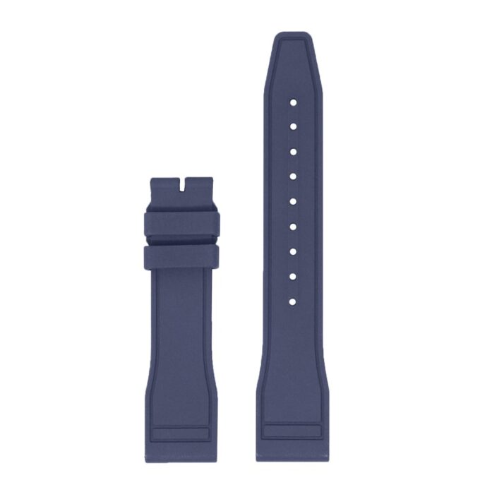 fk18.5.nb Up Navy Blue DASSARI Aviator FKM Rubber Pilot Watch Band Strap 20mm 21mm 22mm No Clasp