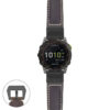 g.ed2.p560a Main Dark Brown StrapsCo DASSARI Salvage Thick Padded Distressed Italian Leather Watch Band Strap with Matte Black Buckle