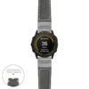 g.ed.p560a Main Black StrapsCo DASSARI Salvage Thick Padded Distressed Italian Leather Watch Band Strap with Silver Buckle