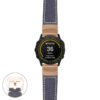 g.ed.p560a Main Blue StrapsCo DASSARI Salvage Thick Padded Distressed Italian Leather Watch Band Strap with Rose Gold Buckle
