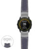 g.ed.p560a Main Blue StrapsCo DASSARI Salvage Thick Padded Distressed Italian Leather Watch Band Strap with Silver Buckle