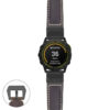 g.ed.p560a Main Dark Brown StrapsCo DASSARI Salvage Thick Padded Distressed Italian Leather Watch Band Strap with Matte Black Buckle