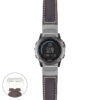 g.f3.p560a Main Dark Brown StrapsCo DASSARI Salvage Thick Padded Distressed Italian Leather Watch Band Strap with Silver Buckle