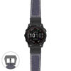 g.f7x.p560a Main Blue StrapsCo DASSARI Salvage Thick Padded Distressed Italian Leather Watch Band Strap with Matte Black Buckle