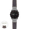 g.f7x.p560a Main Dark Brown StrapsCo DASSARI Salvage Thick Padded Distressed Italian Leather Watch Band Strap with Silver Buckle