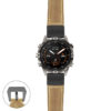 g.mrq2.p560a Main Beige StrapsCo DASSARI Salvage Thick Padded Distressed Italian Leather Watch Band Strap with Matte Black Buckle
