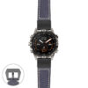 g.mrq2.p560a Main Blue StrapsCo DASSARI Salvage Thick Padded Distressed Italian Leather Watch Band Strap with Matte Black Buckle