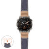 g.mrq2.p560a Main Blue StrapsCo DASSARI Salvage Thick Padded Distressed Italian Leather Watch Band Strap with Rose Gold Buckle