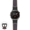 g.mrq2.p560a Main Dark Brown StrapsCo DASSARI Salvage Thick Padded Distressed Italian Leather Watch Band Strap with Matte Black Buckle