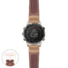 g.mrq.p560a Main Rust StrapsCo DASSARI Salvage Thick Padded Distressed Italian Leather Watch Band Strap with Rose Gold Buckle