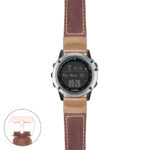 g.qtx3.p560a Main Rust StrapsCo DASSARI Salvage Thick Padded Distressed Italian Leather Watch Band Strap with Rose Gold Buckle