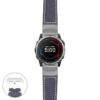 g.qtx7x.p560a Main Blue StrapsCo DASSARI Salvage Thick Padded Distressed Italian Leather Watch Band Strap with Silver Buckle