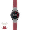g.qtx7x.p560a Main Red StrapsCo DASSARI Salvage Thick Padded Distressed Italian Leather Watch Band Strap with Silver Buckle