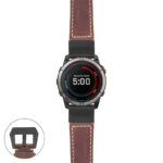 g.qtx7x.p560a Main Rust StrapsCo DASSARI Salvage Thick Padded Distressed Italian Leather Watch Band Strap with Matte Black Buckle