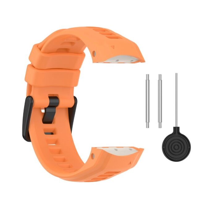 g.r83.12 Orange StrapsCo Summit Strap for Garmin Instinct 2S