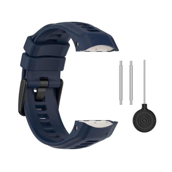 g.r83.5 Navy Blue StrapsCo Summit Strap for Garmin Instinct 2S