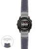 g.t7.p560a Main Blue StrapsCo DASSARI Salvage Thick Padded Distressed Italian Leather Watch Band Strap with Silver Buckle