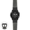 g.tbv.p560a Main Black StrapsCo DASSARI Salvage Thick Padded Distressed Italian Leather Watch Band Strap with Matte Black Buckle