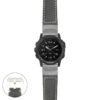 g.tch.p560a Main Black StrapsCo DASSARI Salvage Thick Padded Distressed Italian Leather Watch Band Strap with Silver Buckle