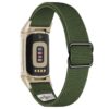 ny100.11.cg Back Army Green StrapsCo Nylon Stretch Watch Band Strap For Fitbit Charge 5 and Fitbit Charge 6