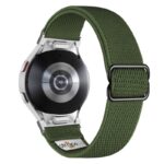 ny100.11.ss Back Army Green StrapsCo Nylon Stretch Watch Band Strap For Samsung Galaxy Watch 6