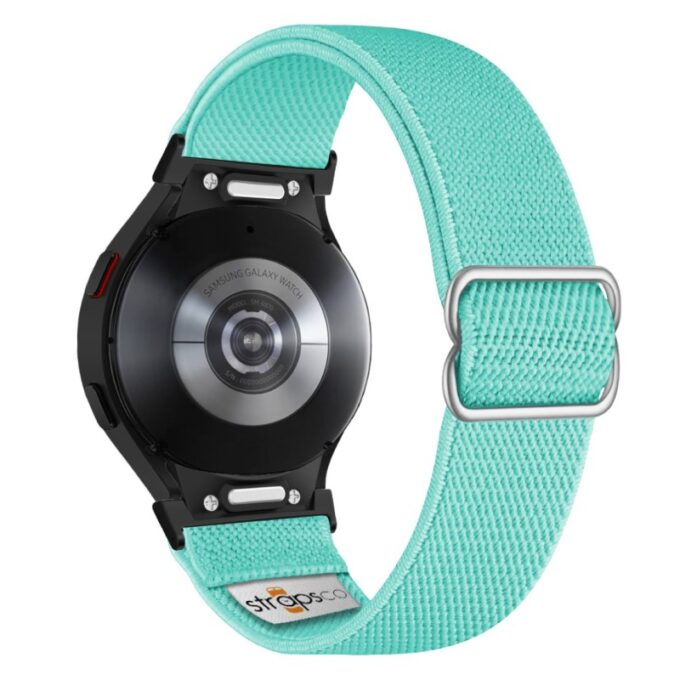 ny100.11b.mb Back Mint Green StrapsCo Nylon Stretch Watch Band Strap For Samsung Galaxy Watch 6