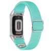 ny100.11b.ss Back Mint Green StrapsCo Nylon Stretch Watch Band Strap For Fitbit Charge 5 and Fitbit Charge 6