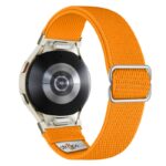 ny100.12.st Back Orange StrapsCo Nylon Stretch Watch Band Strap For Samsung Galaxy Watch 6