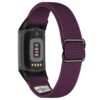 ny100.18.mb Back Purple StrapsCo Nylon Stretch Watch Band Strap For Fitbit Charge 5 and Fitbit Charge 6