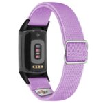 ny100.18b.mb Back Lavender StrapsCo Nylon Stretch Watch Band Strap For Fitbit Charge 5 and Fitbit Charge 6