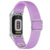 ny100.18b.ss Back Lavender StrapsCo Nylon Stretch Watch Band Strap For Fitbit Charge 5 and Fitbit Charge 6