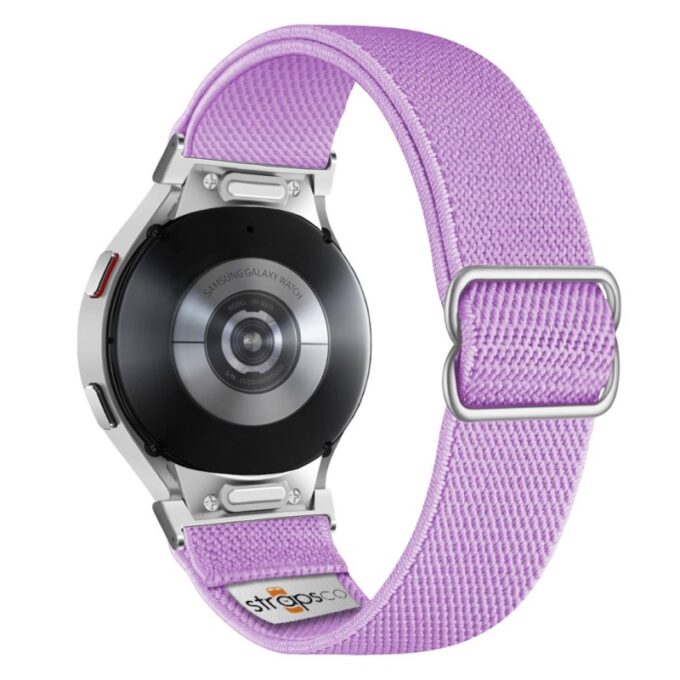 ny100.18b.ss Back Lavender StrapsCo Nylon Stretch Watch Band Strap For Samsung Galaxy Watch 6