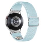 ny100.5b.ss Back Light Blue StrapsCo Nylon Stretch Watch Band Strap For Samsung Galaxy Watch 6