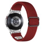 ny100.6b.ss Back Wine Red StrapsCo Nylon Stretch Watch Band Strap For Samsung Galaxy Watch 6