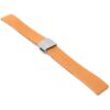 fk21.12.bs Angle Orange DASSARI Gridline Cut To Size FKM Rubber Watch Band Strap 20mm 22mm
