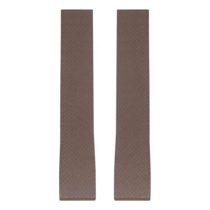 fk21.2 Up Brown DASSARI Gridline Cut To Size FKM Rubber Watch Band Strap 20mm 22mm