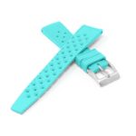 fk6.11b Cross Tiffany Blue DASSARI Classic Tropical Style FKM Rubber Watch Band Strap 20mm 22mm