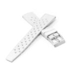 fk6.22 Cross White DASSARI Classic Tropical Style FKM Rubber Watch Band Strap 20mm 22mm