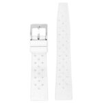 fk6.22 Up White DASSARI Classic Tropical Style FKM Rubber Watch Band Strap 20mm 22mm