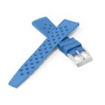 fk6.5b Cross Cornflower Blue DASSARI Classic Tropical Style FKM Rubber Watch Band Strap 20mm 22mm