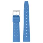 fk6.5b Up Cornflower Blue DASSARI Classic Tropical Style FKM Rubber Watch Band Strap 20mm 22mm