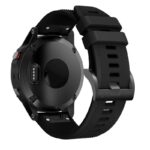 g.r72.1 Back Black StrapsCo Silicone Strap for Garmin Fenix 5 5 Plus 6 Forerunner 935 Quatix 5 Approach S60 Instinct