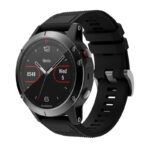 g.r72.1 Main Black StrapsCo Silicone Strap for Garmin Fenix 5 5 Plus 6 Forerunner 935 Quatix 5 Approach S60 Instinct