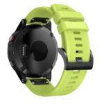 g.r72.11 Back Lime Green StrapsCo Silicone Strap for Garmin Fenix 5 5 Plus 6 Forerunner 935 Quatix 5