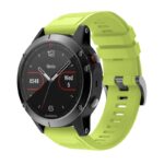 g.r72.11 Main Lime Green StrapsCo Silicone Strap for Garmin Fenix 5 5 Plus 6 Forerunner 935 Quatix 5