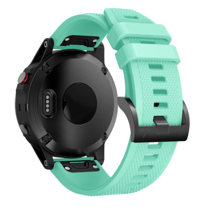 g.r72.11a Back Mint Green StrapsCo Silicone Strap for Garmin Fenix 5 5 Plus 6 Forerunner 935 Quatix 5