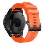 g.r72.12 Back Orange StrapsCo Silicone Strap for Garmin Fenix 5 5 Plus 6 Forerunner 935 Quatix 5 Approach S60 Instinct